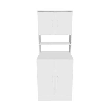 Roomart, Badezimmer Waschmaschinenschrank ATRIA,  Waschmaschinenüberbau,  BHT: 70 x 180 x 69 cm, in Weiß-Eiche, Eiche, Anthrazit Eiche, Weiß