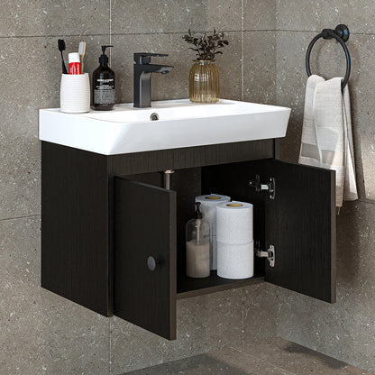 Roomart Badmöbel-Set ADA, 60 cm, mit Keramik-Waschbecken, in 6 Farben