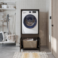 Roomart A3 Waschmaschinenschrank 67 cm – Erhöhung mit Schublade, Ausziehbrett & Stauraum | 3 Farben