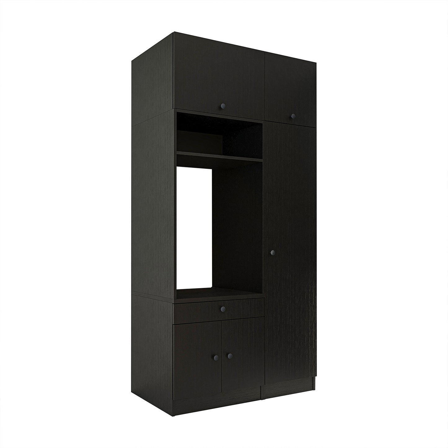 Roomart SERIE 3 Waschmaschinenschrank 112 cm – 230 cm hoch, Ausziehbrett & Hochschrank | in 3 Farben