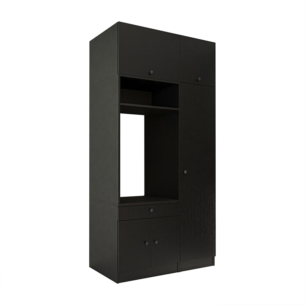 Roomart SERIE 3 Waschmaschinenschrank 112 cm – 230 cm hoch, Ausziehbrett & Hochschrank | in 3 Farben