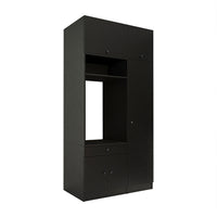 Roomart SERIE 3 Waschmaschinenschrank 112 cm – 230 cm hoch, Ausziehbrett & Hochschrank | in 3 Farben