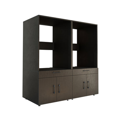 Roomart Waschmachinen Doppelschrrank Überbauschrank, 134 cm Breit, mit Ausziehbrett, in 3 Farben (Kopie)