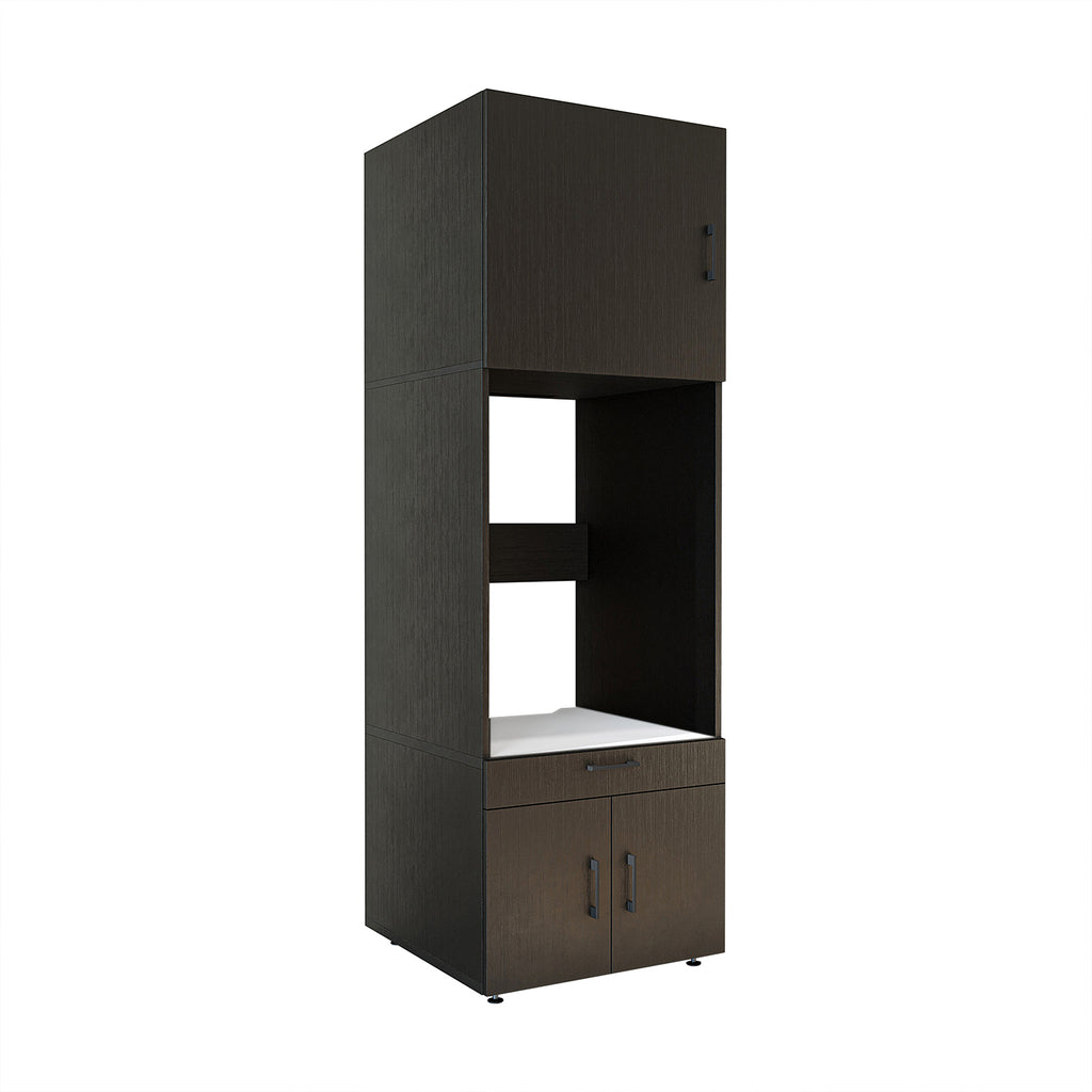 Roomart A3+B1 Waschmaschinenschrank 205 cm – Überbau, Ausziehbrett, Schublade | 3 Farben