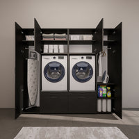 Roomart Waschmaschinenschrank 224 cm – 2 Geräte nebeneinander & Hochschrank | in 3 Farben