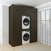 armario de lavadora, estante de lavadora, torre de lavado, armario, lavadoras, armario bajo, lavadora, secadora, armario de hogar, armario de baño, armario alto, baño, armarios de lavadora, negro, armario sobreconstruido, para, cocina de lavado, estante