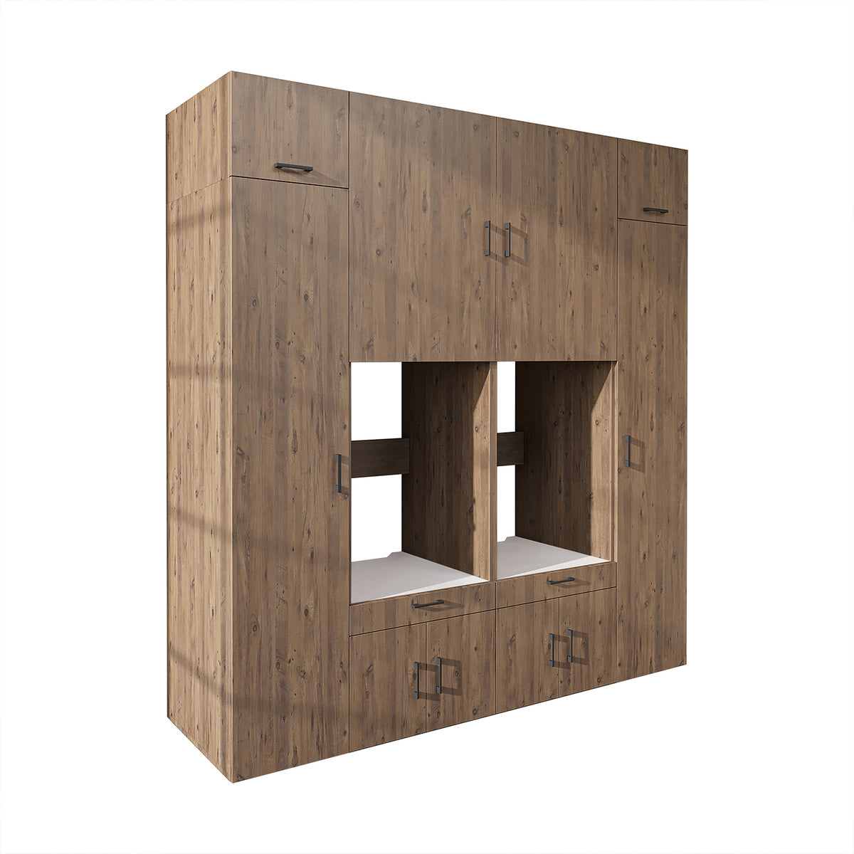 Roomart Waschmaschinenschrank SERIE 3 224 cm, Eiche, 240 cm hoch