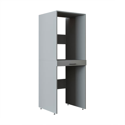 Roomart Waschmaschinenschrank DUO-I, 67 cm, für Waschmaschine und Trockner