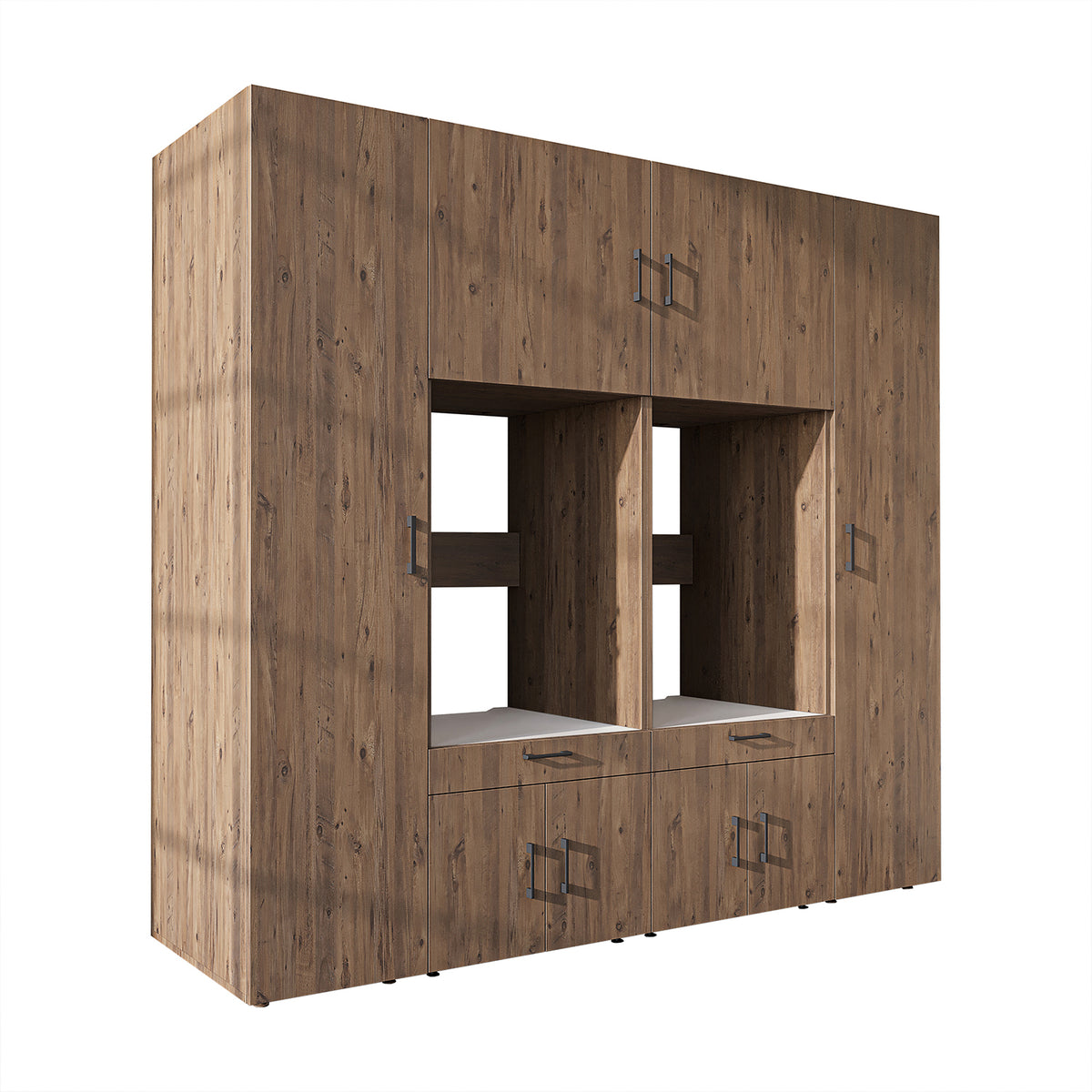 Roomart Waschmaschinenschrank SERIE 3 224 cm, Eiche, 205 cm hoch