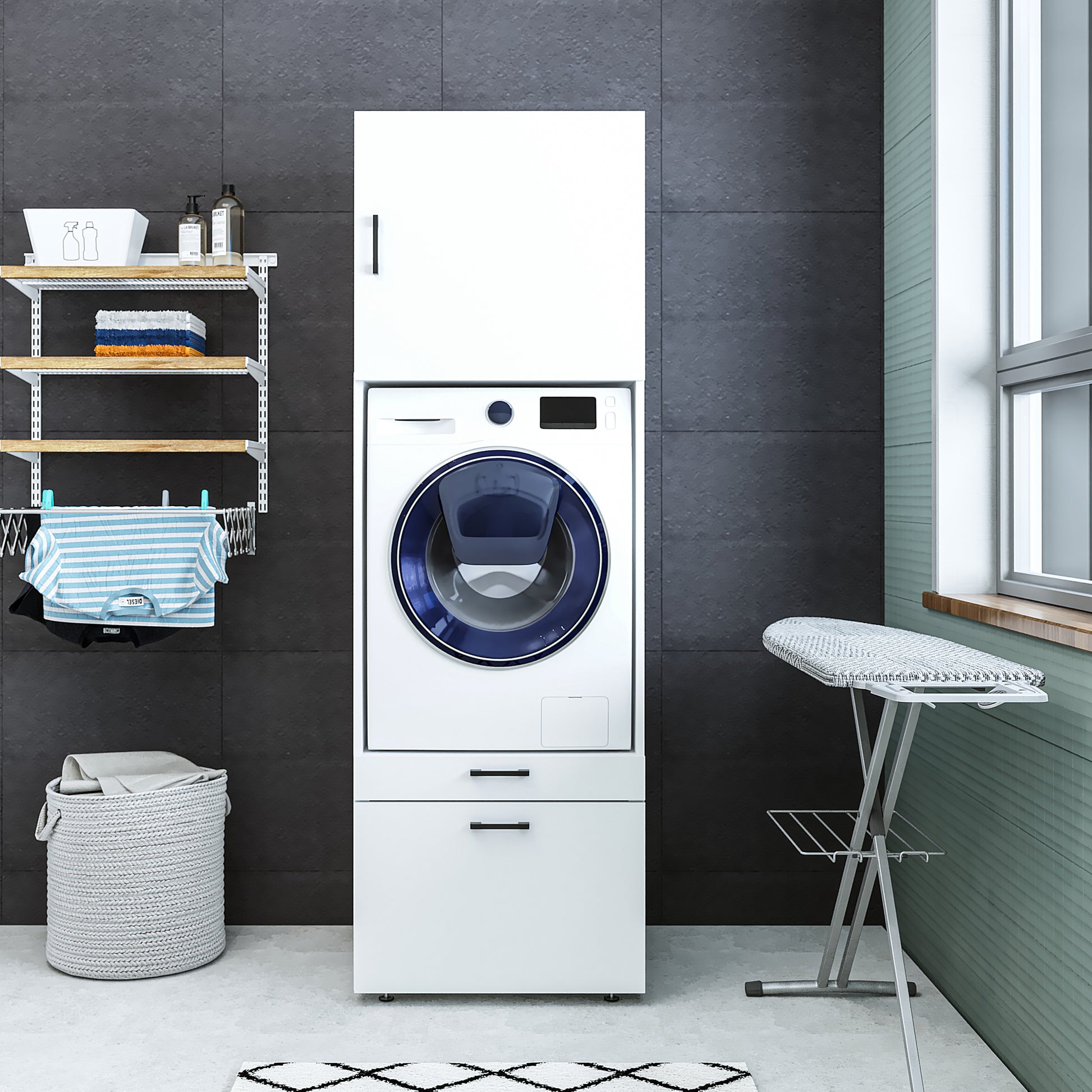 waschmaschinenschrank, waschmaschinen, unterschrank, waschmaschine, trockner, schrank, waschmaschinenüberbau, regal, waschturm, für, und, füsse, schränke, waschküche, möbel, überschrank, überbauschrank, überbau, bosch, wtww, waschmaschienenüberschrank, waschtowerschrank, wasserkistenregal, washing, machine, cabinet, heart, bodenwanne, gummimatte, gummigranulatmatte, hartgummiplatte, badezimmer, transportsicherung, gestell, uebereinander, waschmaschinenfüsse, washtower, verkleidung, wanne, spanngurt